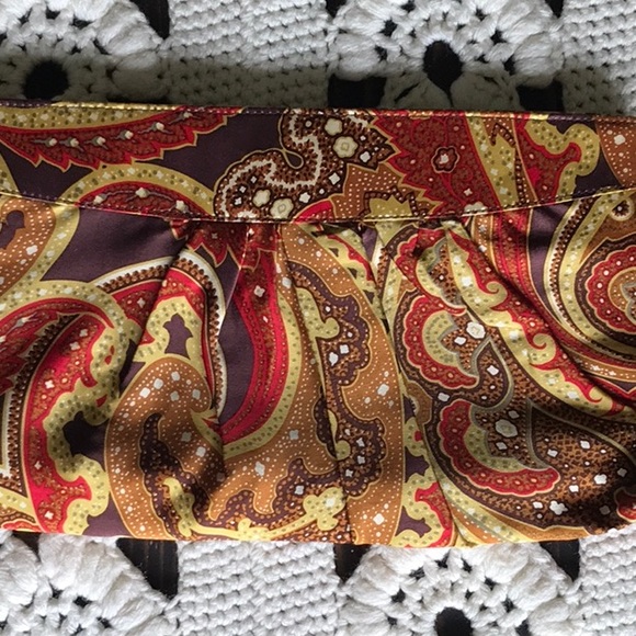 AMIC Accessories Paisley Silk Clutch Y2K - Picture 7 of 15